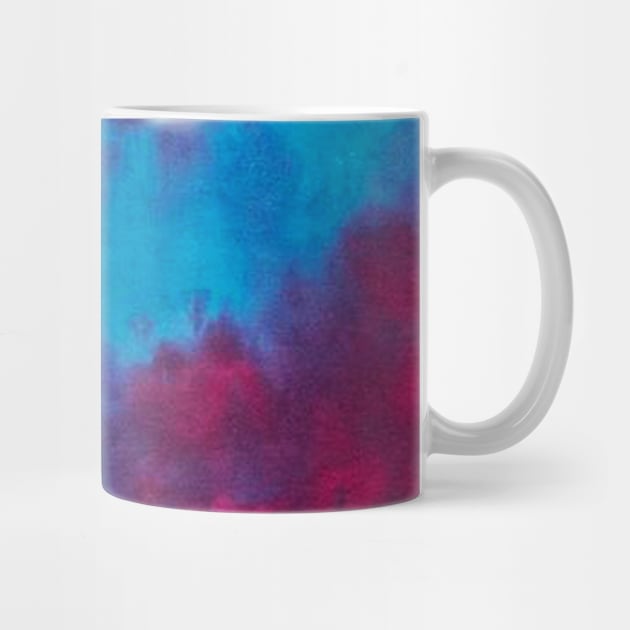 Tie Dye Smoky Red Blue by Live Together